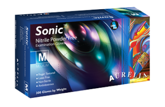 2.2mil Sonic Indigo Super Thin Nitrile Examination Glove - Powder Free (Non Latex)