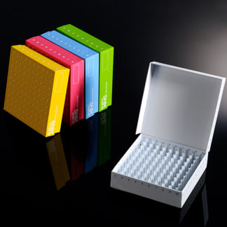 ID Colored Cardboard Freezer Boxes-Hinged Lid (-86&deg;C to 121&deg;C)