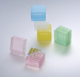25 Well Polypropylene Storage Box ( -90°C to 121°C) - 24 Boxes/Case