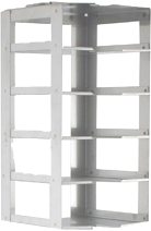 Chest Freezer Racks &ndash; Stainless Steel for 2" High Boxes