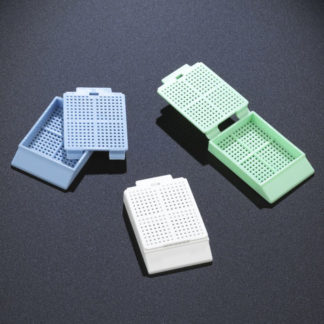 Biopsy Embedding Cassettes with Attached Lid - 30&deg; Writing Area