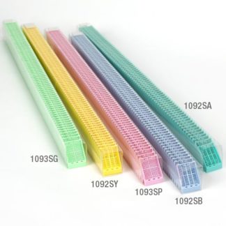 Tissue Embedding Cassettes in Sleeve Separate Dual Hinged Lid - 45&deg; Writing Area