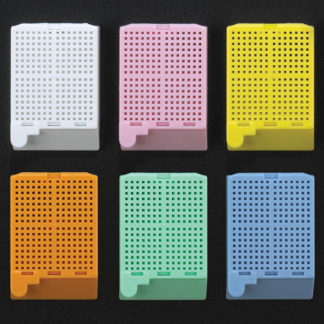 Biopsy Embedding Cassette with Attached Lid - 35&deg; Writing Area