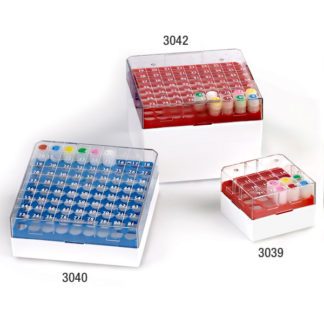 81 Wells Polycarbonate Storage Box (-196°C to 121°C) - For 3.0/4.0/5.0ml Cryogenic Vials