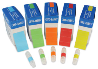 Cryo-Babies and CryoTags Low Temperature Labels on Roll