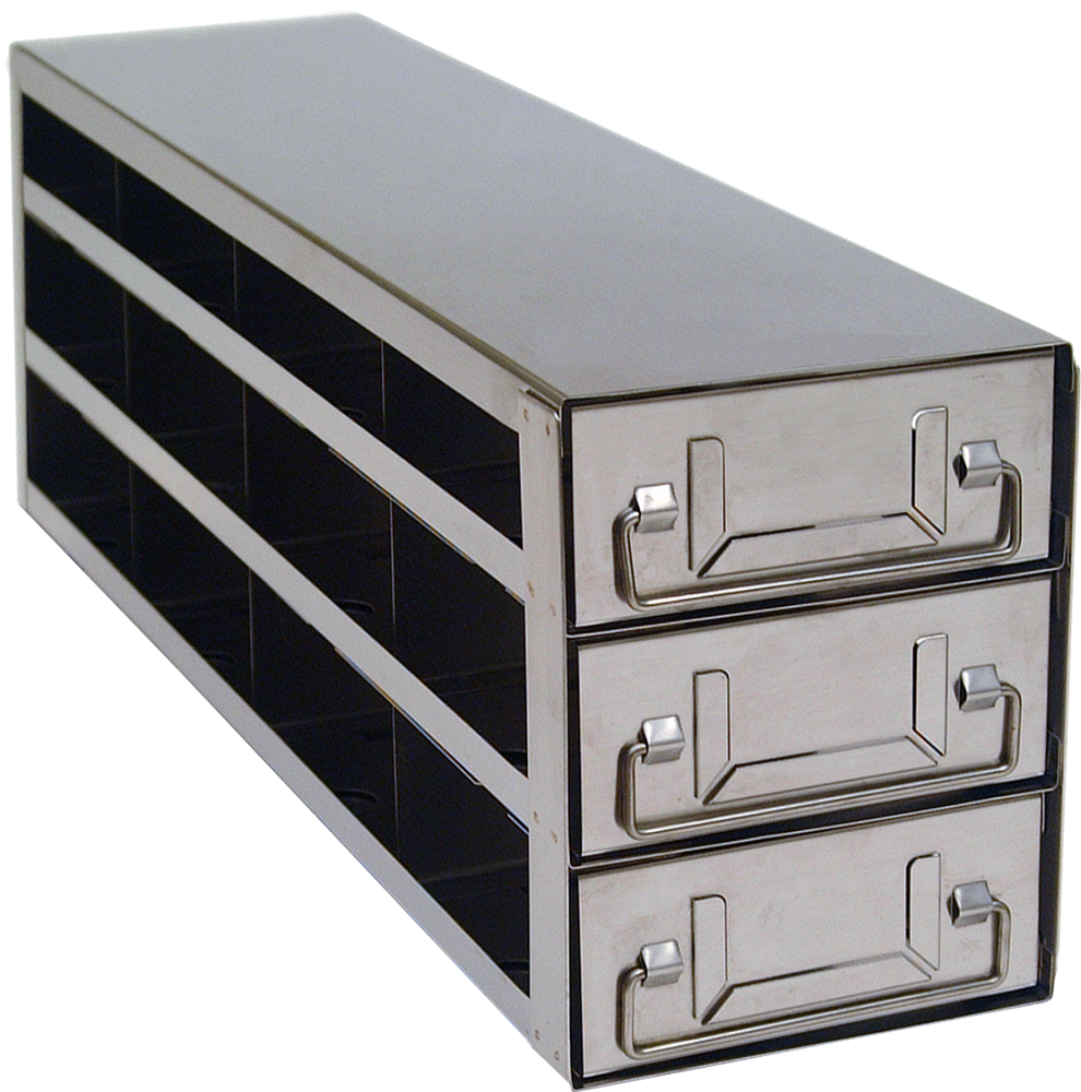 Upright Freezer Racks – Slide Drawer Type – Stainless Steel for 2" Box - Image 3