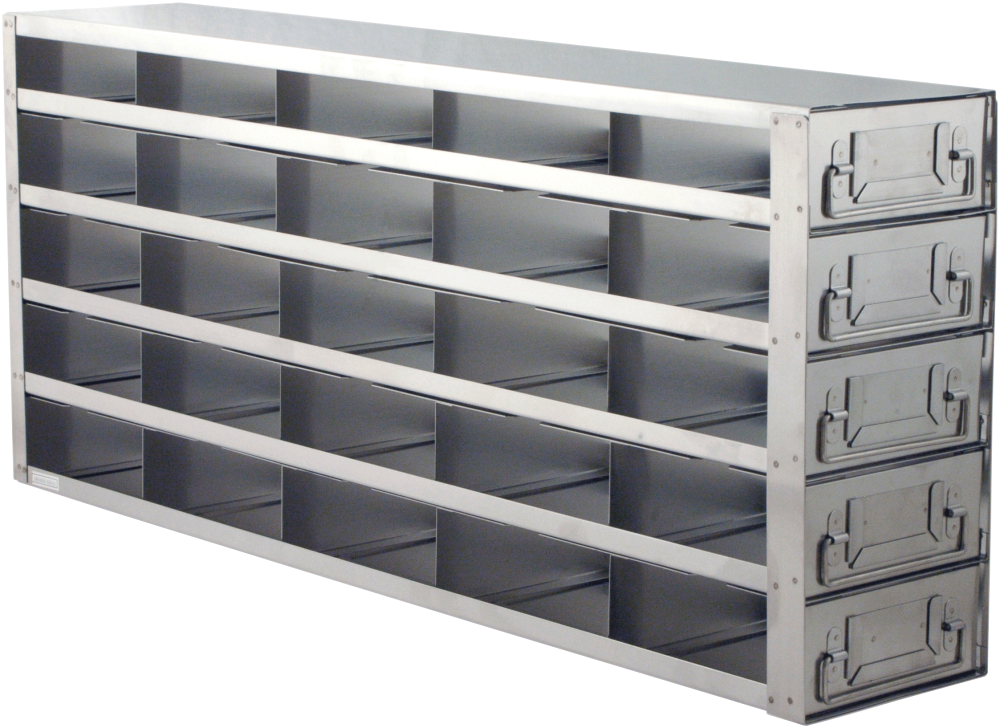 Upright Freezer Racks – Slide Drawer Type – Stainless Steel for 2" Box - Image 8