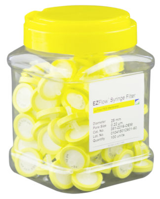 EZFlow Syringe Filter &ndash; 0.22&micro;m PES Non-Sterile